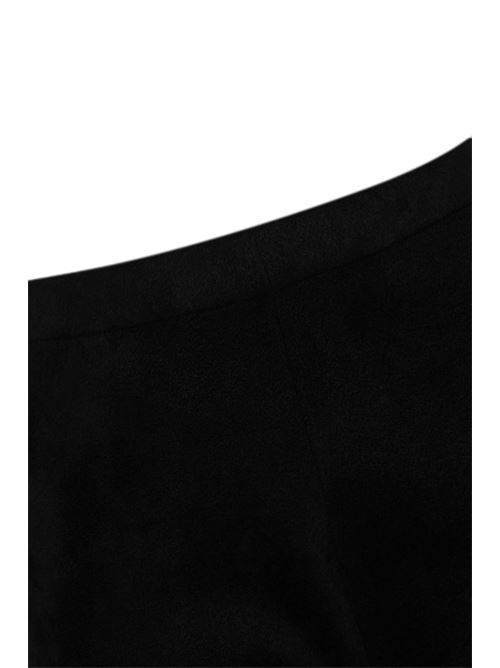 Pantalone in maglia di velluto D. Exterior | 595922NERO